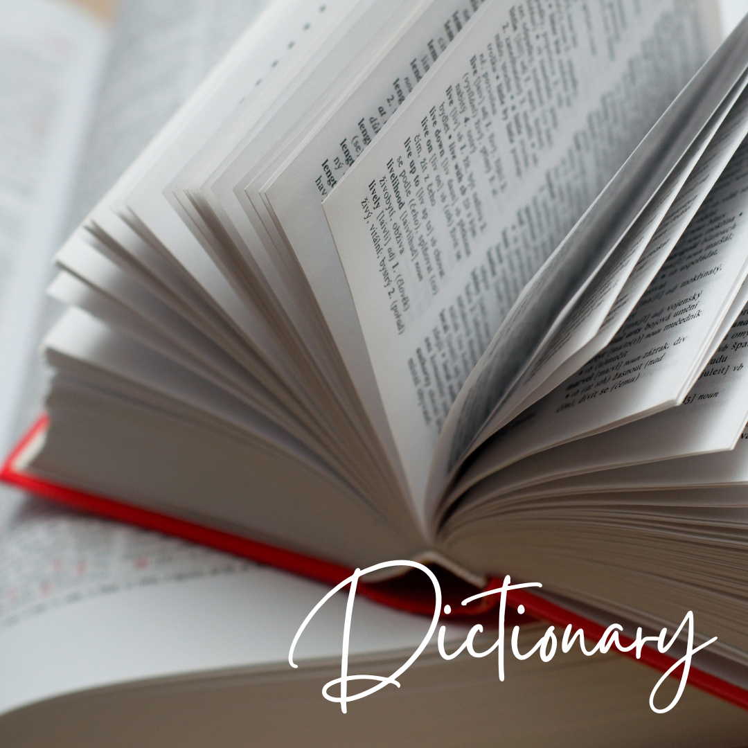 Dictionary - Picture of an open dictionary